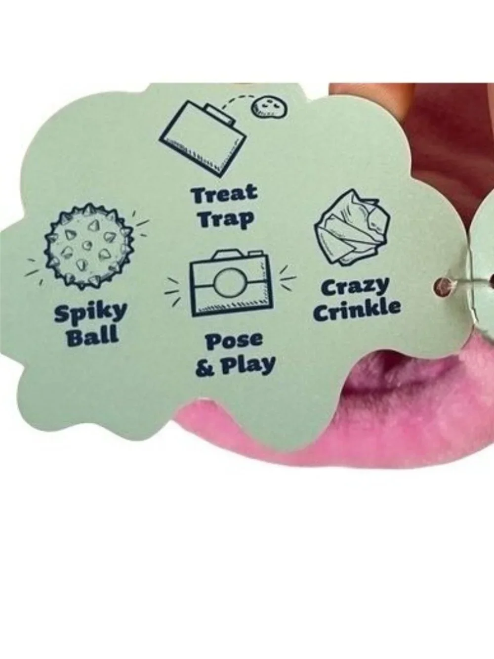 BARK  Chew Toy Give a Dog a B0ng 420 Collection Pink Treat Hiding Squeaker Gift